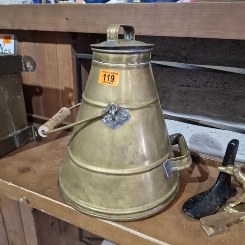 119 - Brass Milk Can