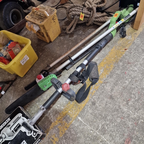 399 - Electric Multi Tool, Chainsaw & Hedgecutter - Working