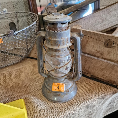 4 - Small Hurricane Lamp