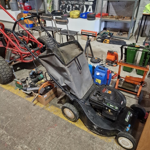 407 - Alko Petrol Lawnmower - Working