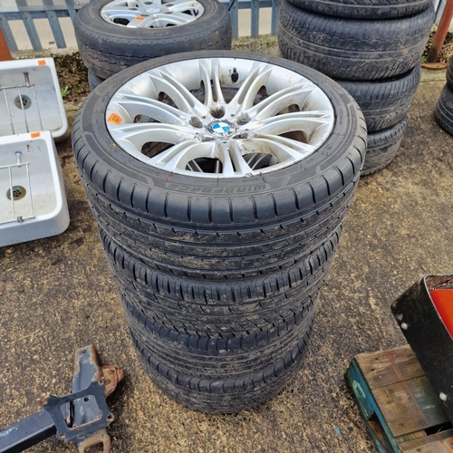 523 - Set Of BMW E60 5 Series Tyres & Rims