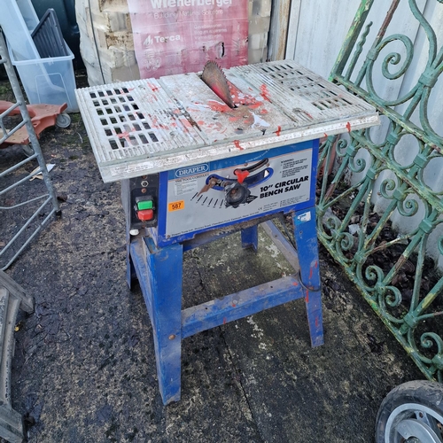 587 - Draper Bench Saw