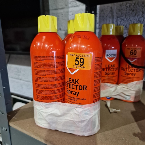 59 - 3 Tins Of Leak Detector Spray