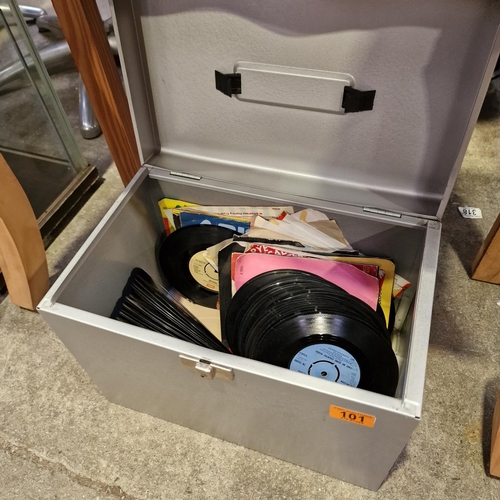 101 - Lot Of Small Records In Box