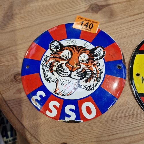 140 - Small Esso Enamel Sign