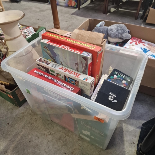 17 - Box Lot Of Games Inc 1960's Games