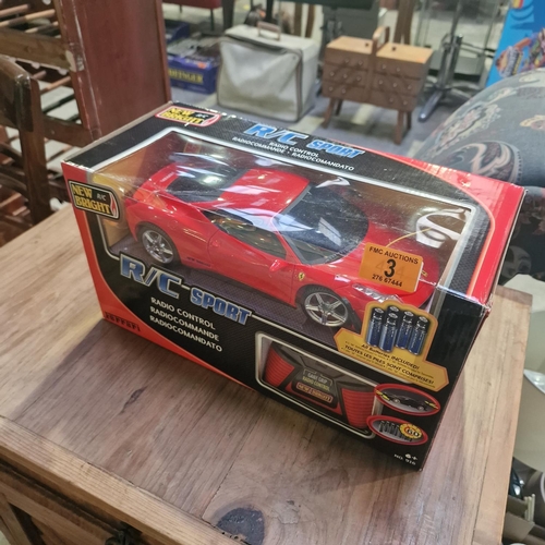 3 - Radio Control Car (Ferrari)