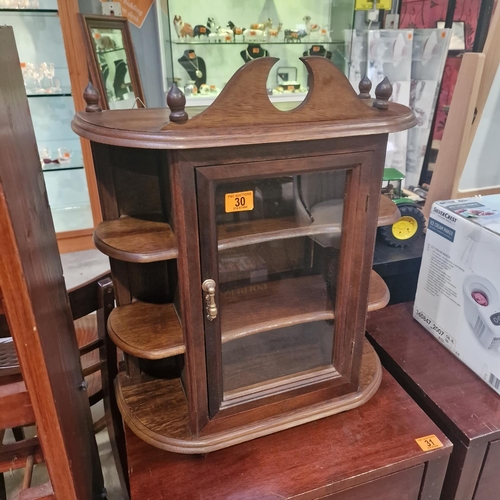 30 - Antique Style Wall Cabinet