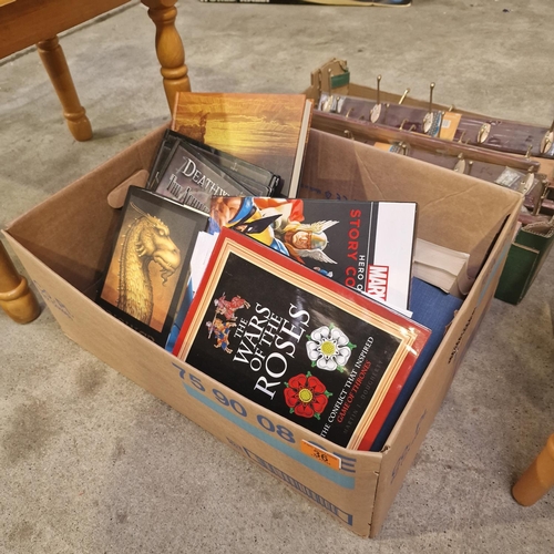 36 - Box Of Assorted Books Inc Harry potter