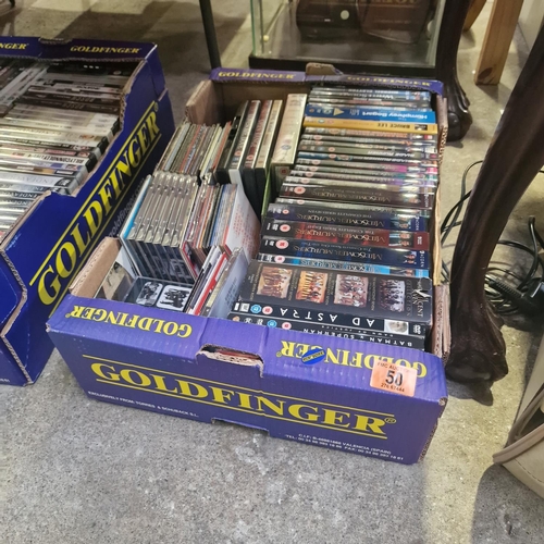 50 - Box Of DVD's