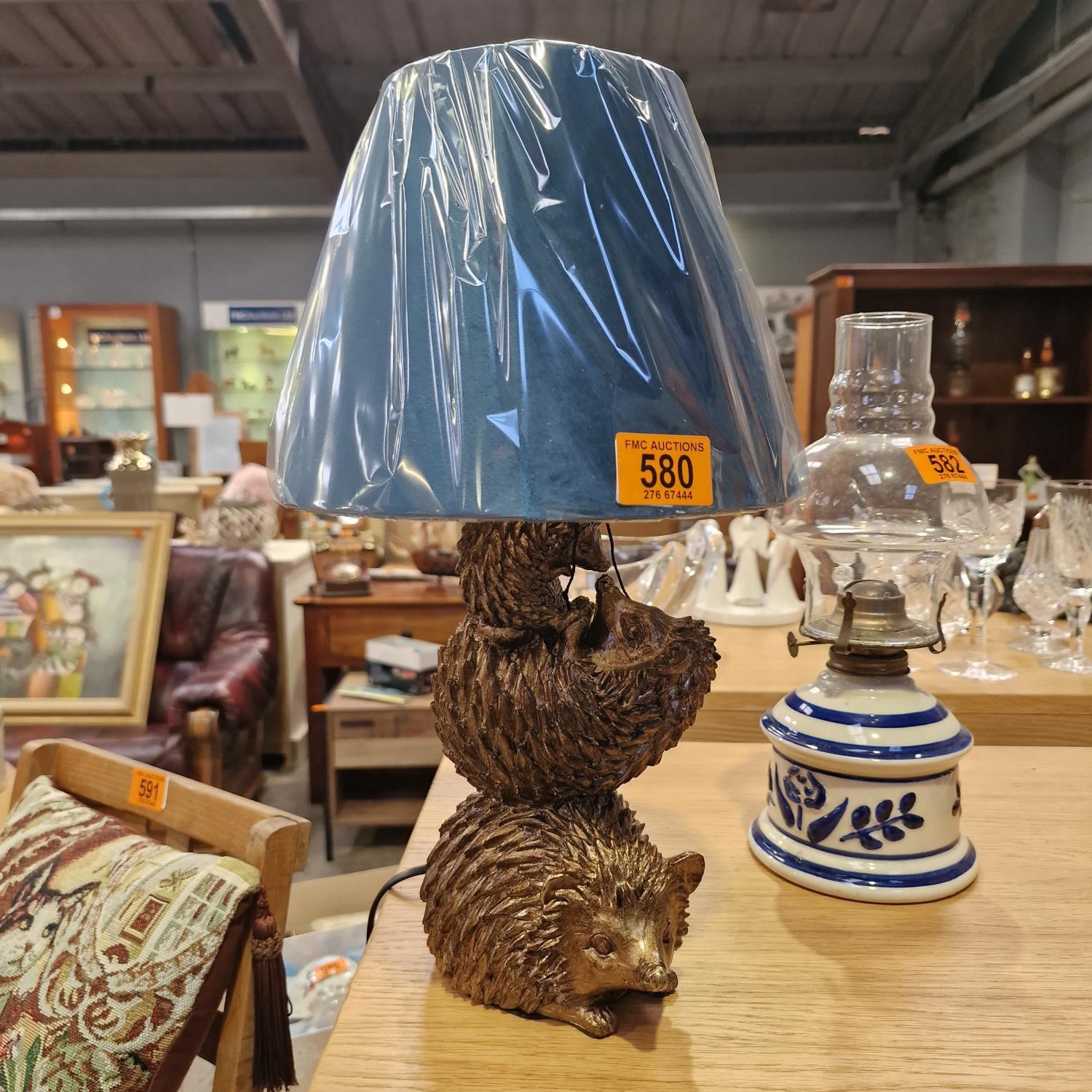 Hedgehog on sale lamp next