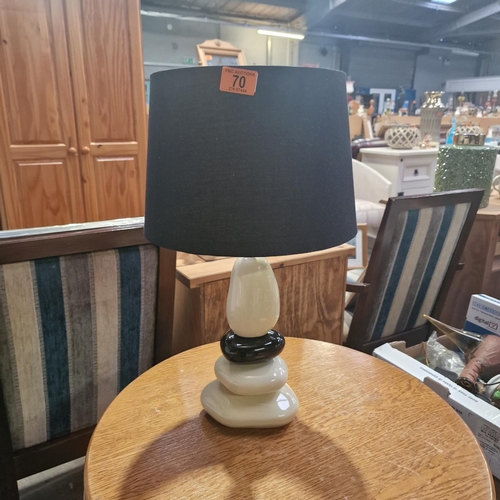 70 - Lovely Stone Effect Lamp