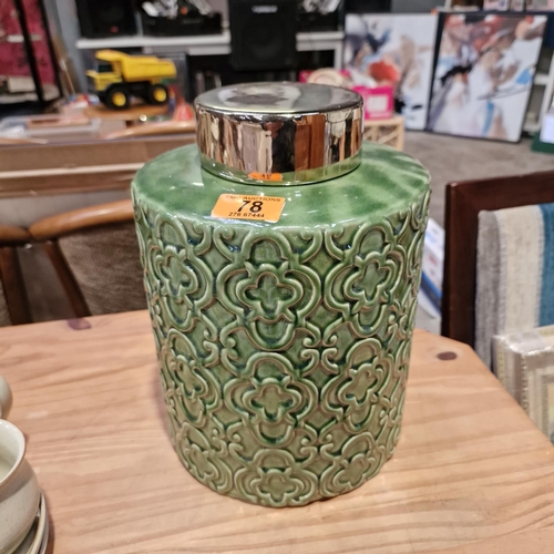 78 - Green Lidded Jar