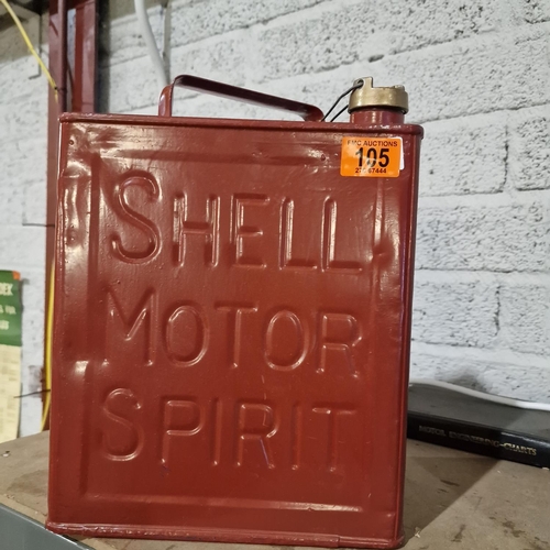 105 - 1946 Shell Motor Spirit 2 Gallon Can