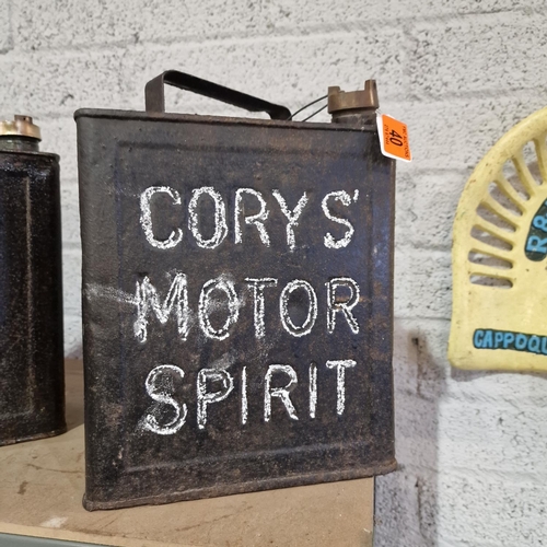 40 - 1930 Corys' Motor Spirit 2 Gallon Can