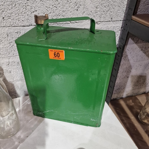 60 - 2 Gallon Jar With Brass Lid