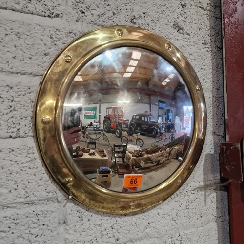 66 - Old Brass Mirror