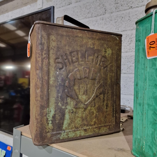 71 - 1939 Shell Mex & BP 2 Gallon Can