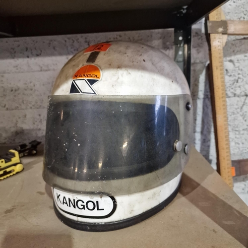 72 - Old Vintage Motorbike Helmet
