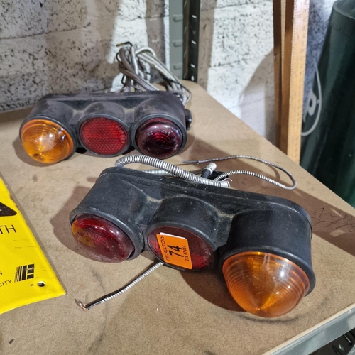 74 - Pair Of Vintage Tail Lights