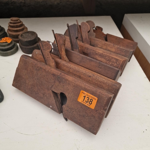 138 - Lot Of Wood Planes