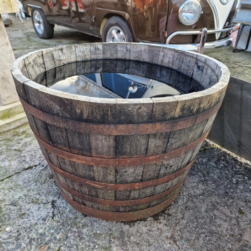 1380 - Large Half Sherry Butt Planter