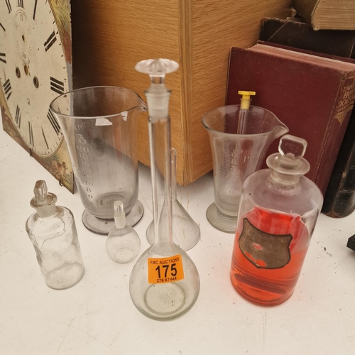 175 - Lot Of Chemist Bottles/Beakers etc