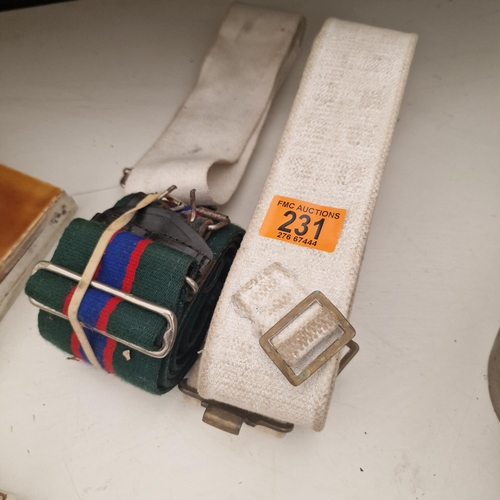 231 - Pair Of Old Military Belts