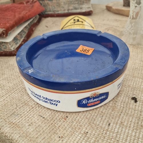 385 - A Rothmans Advertising Ashtray