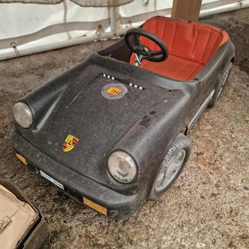 394 - Old Porsche Pedal Car