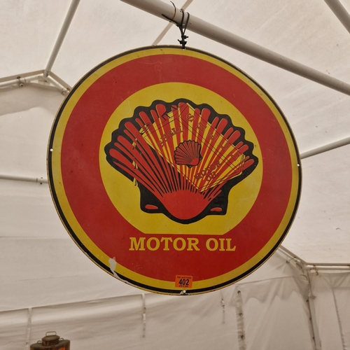 402 - Vintage Motor Shell Oil Sign