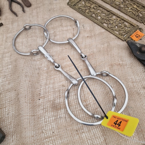 44 - Pair Of Horse Bits