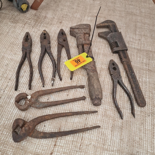 46 - Lot Of Old Tools