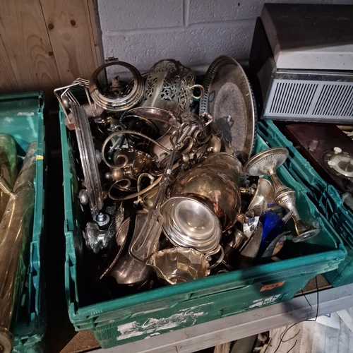 525 - Assorted Lot Of Silver Plate