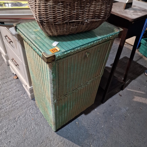 579 - Lloyd Loom Bedside Locker