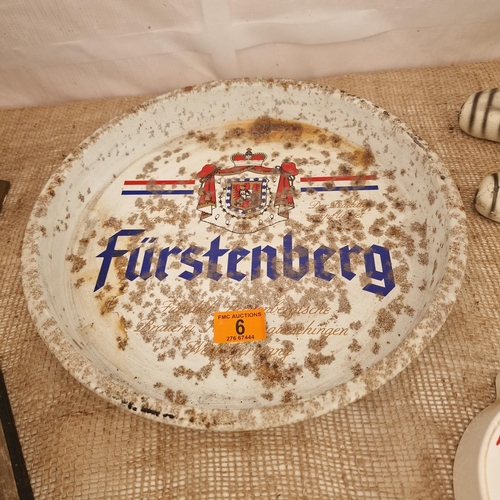 6 - Old Furstenberg Beer Tray