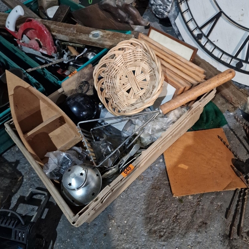 648 - Assorted Crate Lot To Include Boules etc