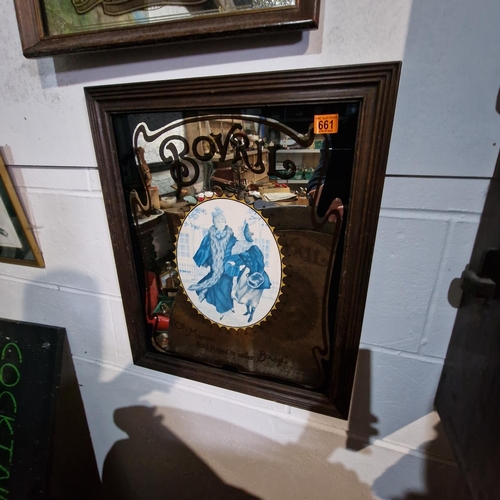 661 - Bovril Advertising Mirror