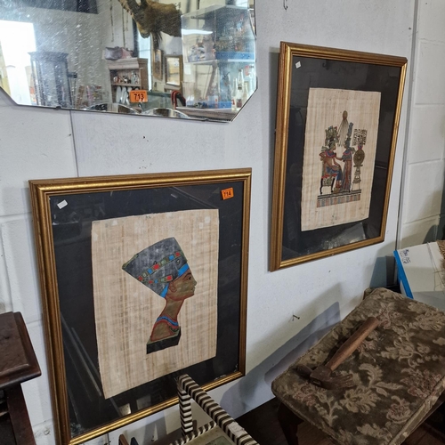 714 - Pair Of Egyptian Framed Prints SAS