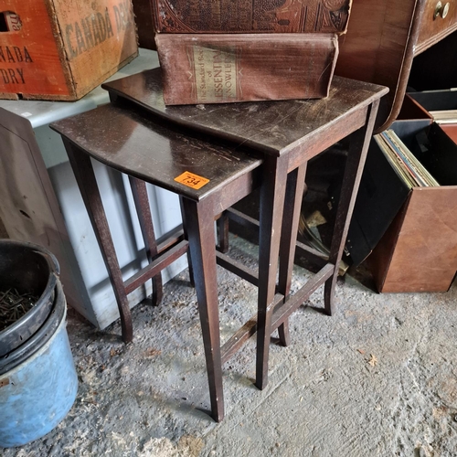 734 - Nest Of 2 Tables For Restoration