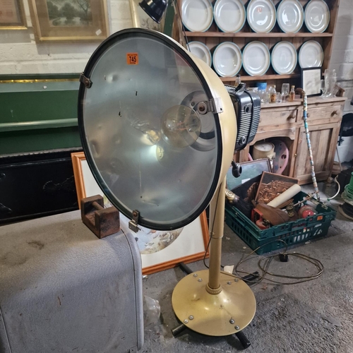 745 - Large Retro Free Standing Hilclare Spotlight