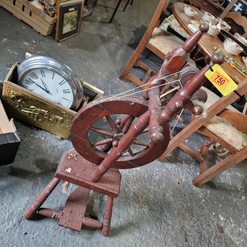 750 - Old Spinning Wheel