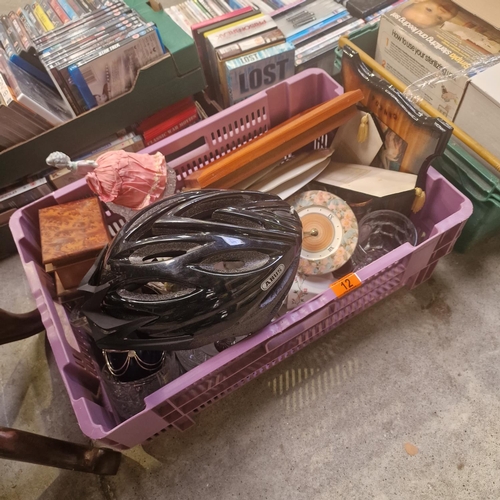 12 - Assorted Crated Lot Inc Tea Set, Pheasant Plates etc