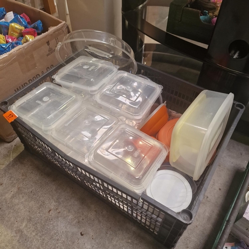 17 - Assorted Crate Of Storage Boxes