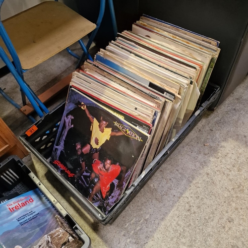 91 - Large  Box Of Records