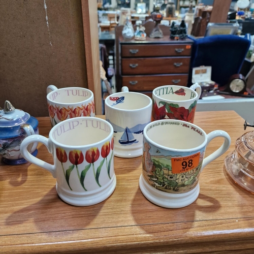 98 - 5 Emma Bridgewater Mugs