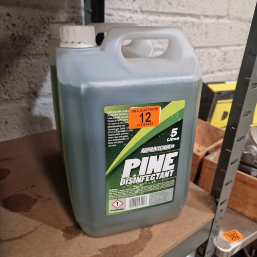 12 - 5 ltrs Of Disinfectant