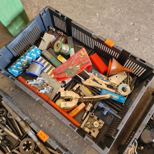 1416 - Crate Lot Of Tools