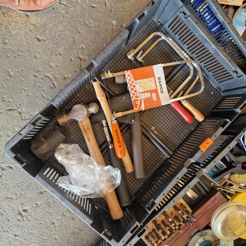 1419 - Crate Lot Of Tools