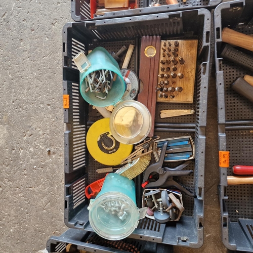 1421 - Crate Lot Of Tools